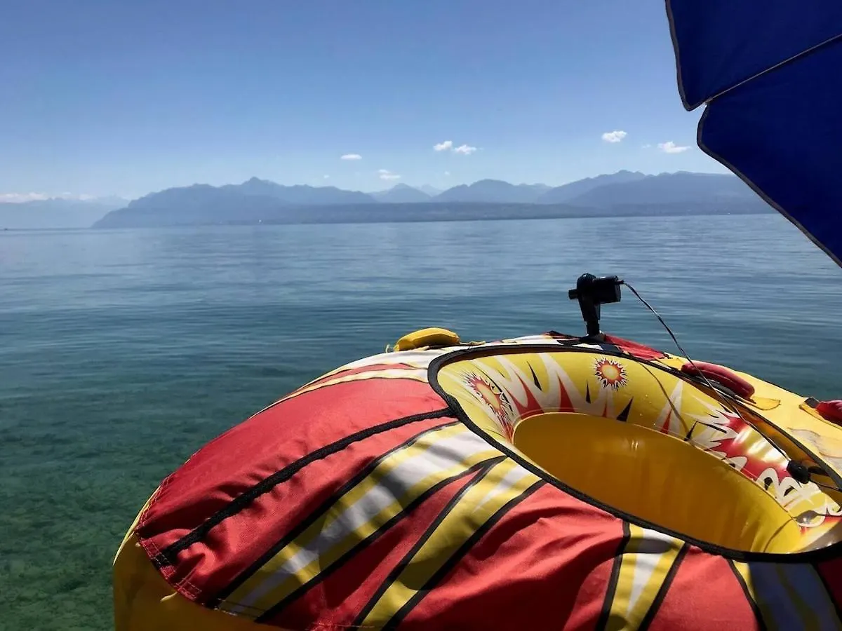 Appartement Tout Confort Pieds Dans L'Eau Avec Vue Imprenable , Pause Nature Anthy-sur-Leman 0*,  France